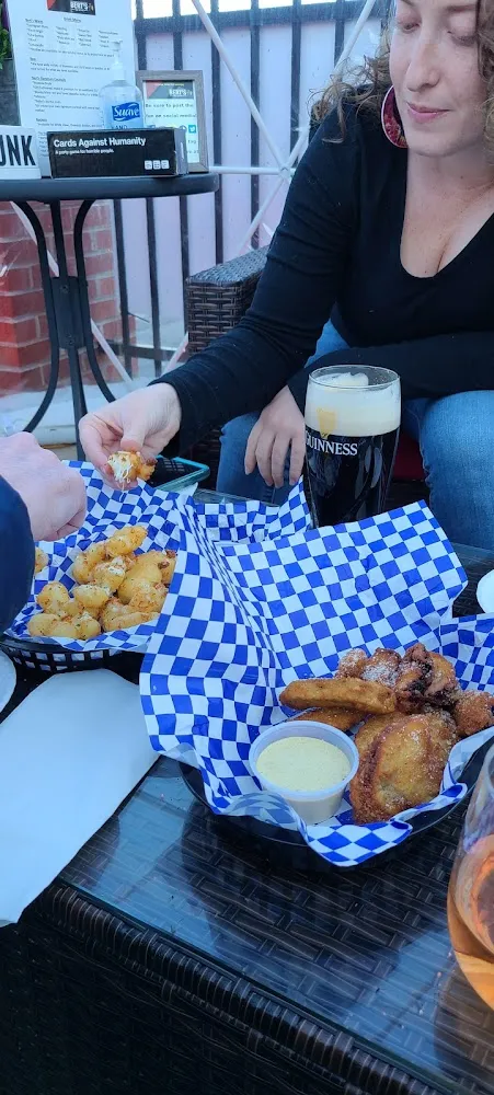 Cheese Curds and Fried Mushrooms